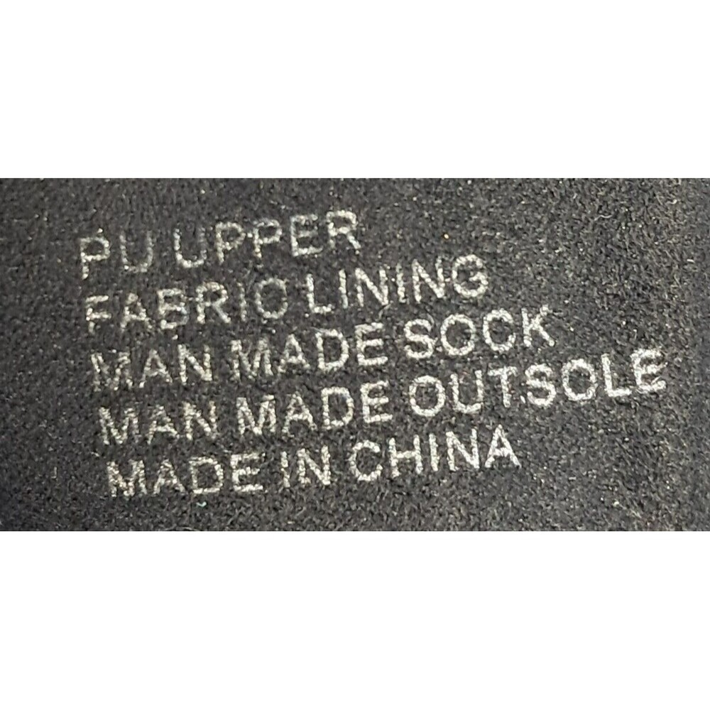 NEW Black Studded Stiletto Boot Geometric Heel Size 7.5 Faux Leather - Picture 12 of 13